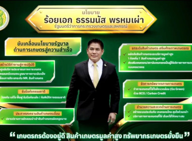 ประชุมมอบนโยบายขับเคลื่อนกระทรวงเกษตรและสหกรณ์ พารามิเตอร์รูปภาพ 4