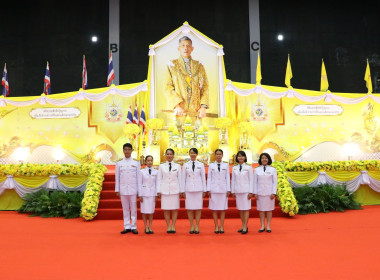 พิธีเจริญพระพุทธมนต์ ทำบุญตักบาตรพระสงฆ์ ถวายเป็นพระราชกุศล พารามิเตอร์รูปภาพ 1