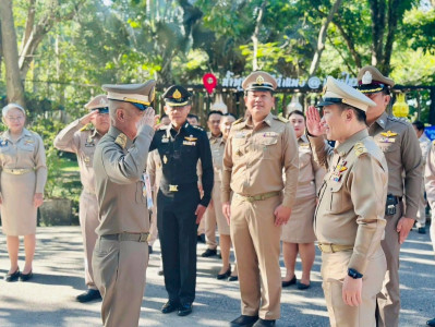 พิธีบวงสรวงสักการะสิ่งศักดิ์สิทธิ์เนื่องในโอกาสรื้อถอนอาคารและสิ่งปลูกสร้าง ณ กิจการน้ำพุร้อนสันกำแพง ... พารามิเตอร์รูปภาพ 1
