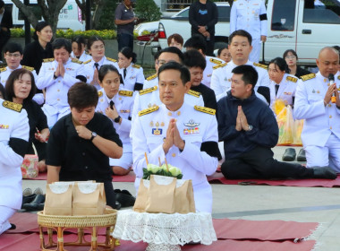 ธีทำบุญตักบาตรพระสงฆ์ สามเณร 93 รูป ในวาระสัตตมวาร (7 วัน) ... พารามิเตอร์รูปภาพ 7